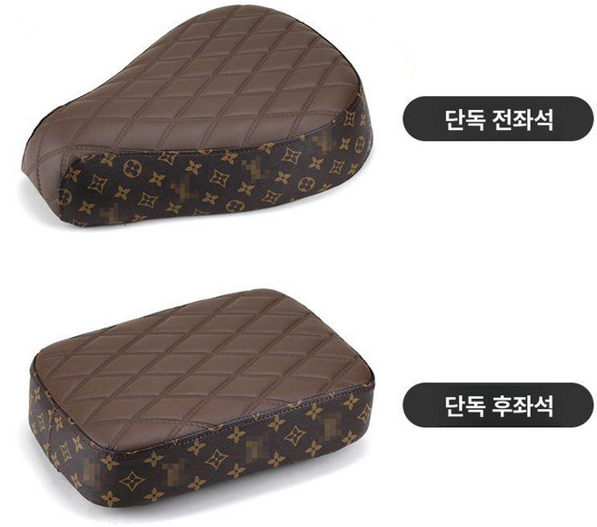 헌터커브 호환 브라켓 튜닝용품 짐대 탑박스 트렁크 교체, 커피 컬러 레이스 방수 엠보싱 더 나은 방수, 분리형 앞좌석