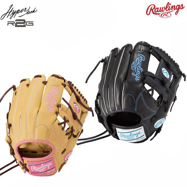 롤링스 하이퍼테크 R2G 야구 내야 글러브 아이웹 11.5인치 GS5HTR34, 1개, 카멜