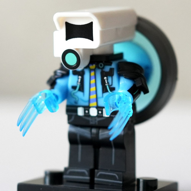 핸드브릭 팩토리 커스텀 미니브릭 피규어 스키비디 토일렛 호환 블록호환, 106. 모니터 B, 1개