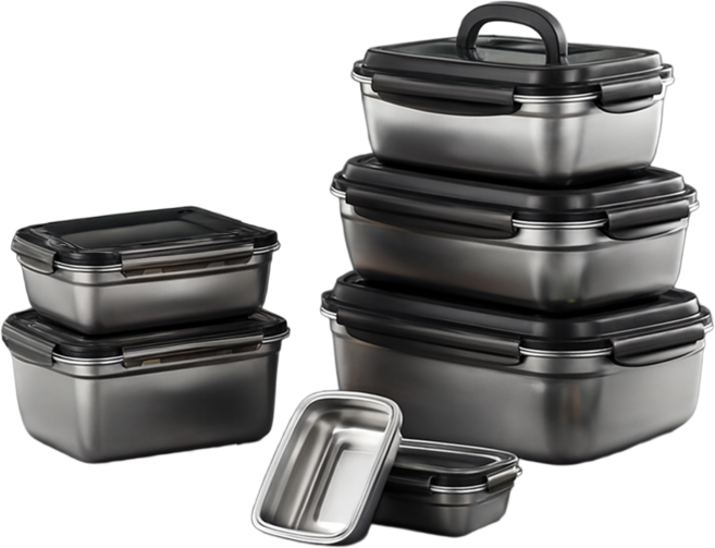 헤온 스테인레스 304 스텐 김치통 밀폐용기, 10L, 1개