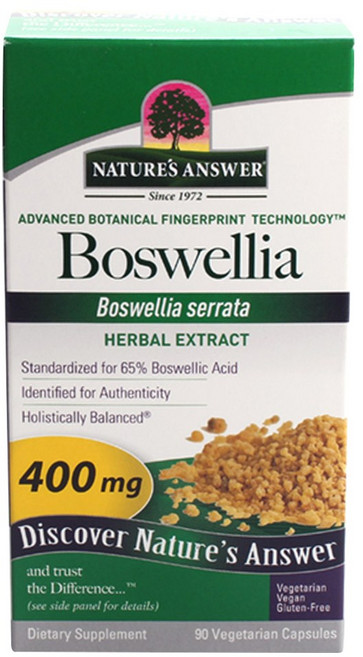NATURE'S ANSWER 乳香萃取素食膠囊, 90顆, 1罐