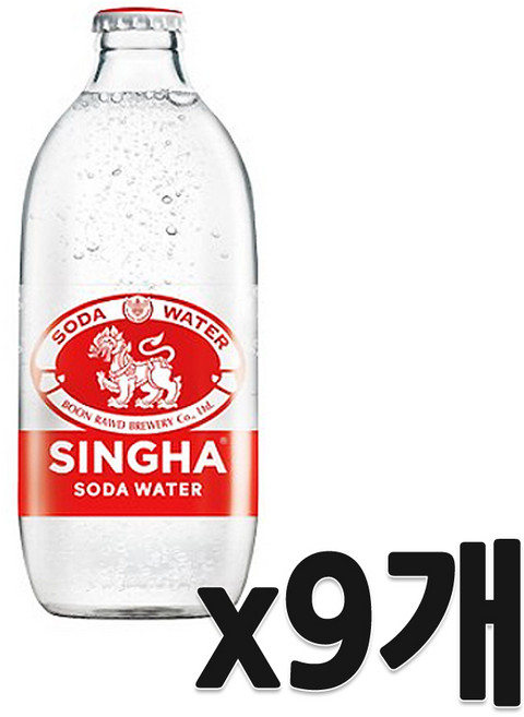 싱하 소다워터 탄산수, 9개, 325ml