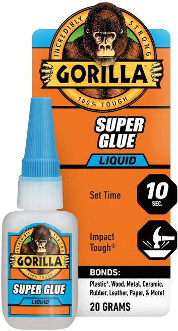 Gorilla 슈퍼 글루 투명 글루 20g (1개 팩) Gorilla Super Glue Clear Glue 20 Gram (Pack of 1) - All Purpose, Original Version, 1 Pack, 1개 - 쿠팡