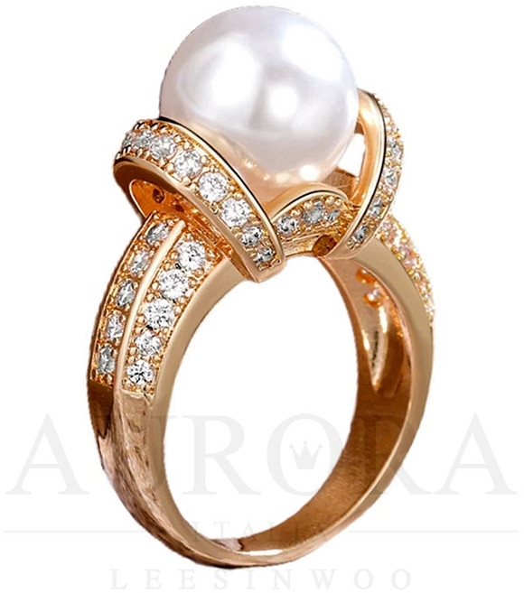 12mm 명품브랜드 진주반지 BAN-2448