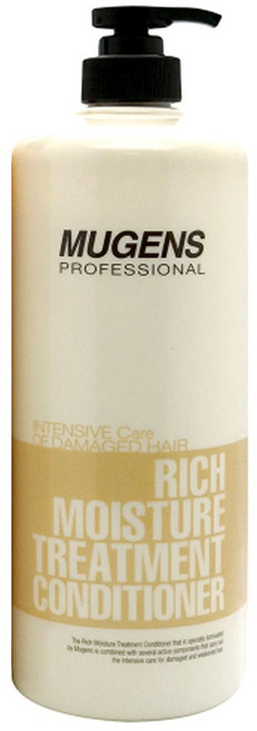 웰코스 웰코스 뮤겐스 리치 모이스춰 트리트먼트 컨디셔너린스 1000ml, 15개