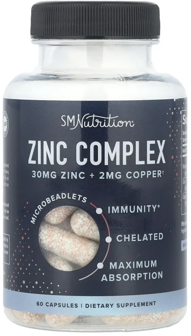 SMNutrition 아연 복합체 캡슐 60정, 1개 - 쿠팡