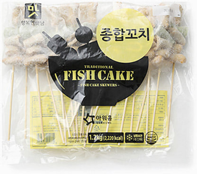 아워홈 행복한맛남 종합꼬치어묵, 1개, 1.2kg