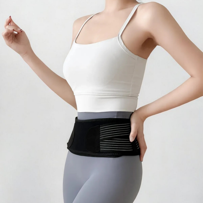 모코리빙 골반 밴드 허리 보호대 바른자세 산후 골반 틀어짐 벨트, 1개