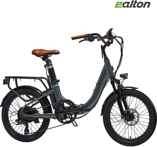 2024 알톤 벤조20 어반 500W 9.75Ah 20인치 저지상고 알루미늄프레임 접이식 전기자전거 완조립, 매트 블랙, 알루미늄