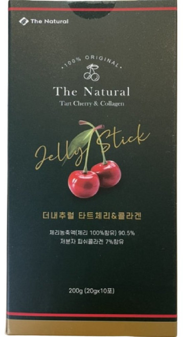 더내추럴 타트체리 콜라겐 젤리 스틱 10p 10박스, 20g