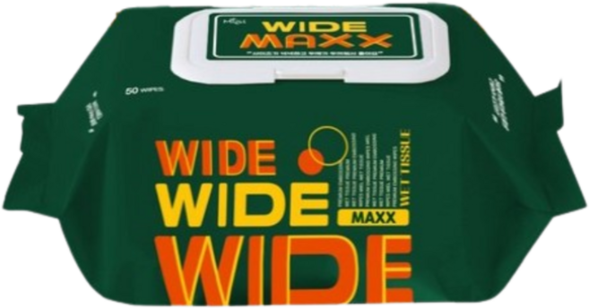 미엘 와이드맥스 엠보싱 캡형 대형 물티슈 65평량 50매 10팩, 200개, 1개입