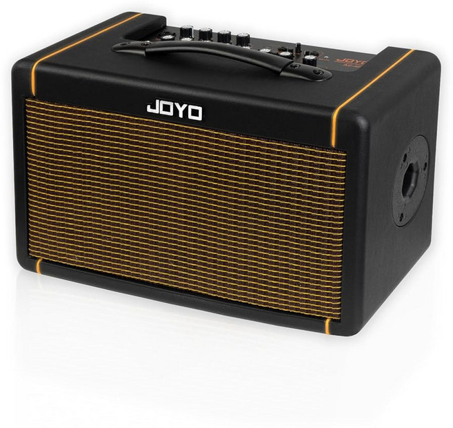 어쿠스틱 기타 내장 블루투스 및 배터리용 JOYO 20W 앰프 연습 야외용 리버브 코러스 지연 효과 포함 (AC-20S), 40 Watt, 1개