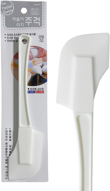 싹쓸이 리치주걱 알뜰주걱 베이킹도구 (색상 랜덤발송), 1개