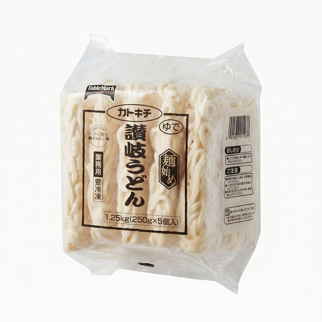 [임박][모노마트] 멘하지메 사누끼우동 1 250g (250g x 5개) (소비기한 2026-07-01), 5개