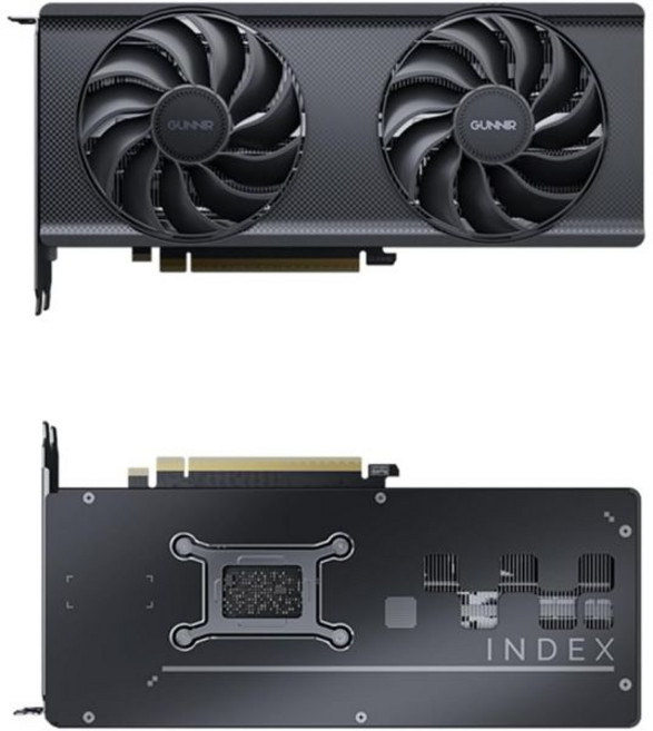 WEELIAO GUNNIR 인텔 아크 B580 인덱스 12GB GDDR6 2670MHz 듀얼 팬 그래픽 카드(192비트 PCI-Express 4.0 x8 HDMI/디스플레이, 1개