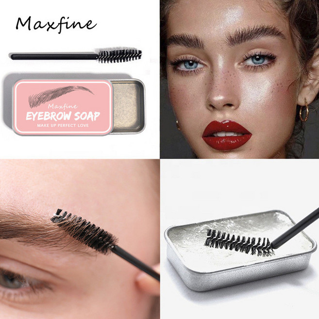 MAXFINE 眉膏 眉毛定型 塑形 眉刷, 1個, 銷售，購買等同默認公司免責申明）