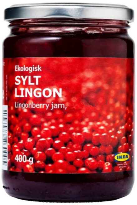 [해외]SYLT LINGON 링곤베리 잼, 400g, 1개