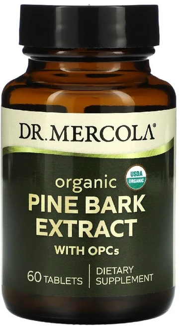 닥터 머콜라 메르콜라 OPC 함유 유기농 소나무 껍질추출물 60정 Organic Pine Bark Extract, 1개 - 쿠팡