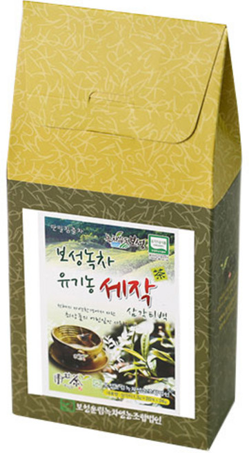 [보성운림녹차]유기농 세작녹차 삼각티백(20개입), 1박스, 1개입, 26g