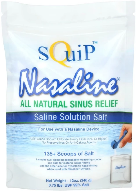 스큅 나살린® 식염수 340g (12온스) NSL-00021 - 쿠팡