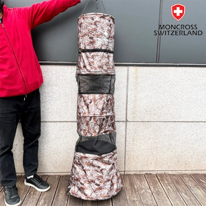 몽크로스 민물살림망 밀리터리 실리콘망 붕어살림망