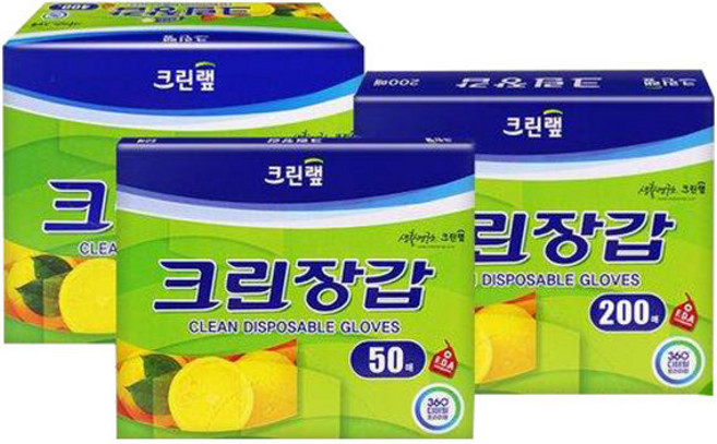 크린장갑 중형 200매 1팩, 1개