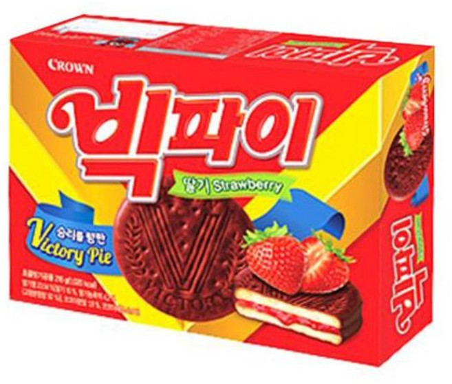 빅파이 216g 12입 딸기맛 크라운제과 pys+95238WZ, 1개, 1g