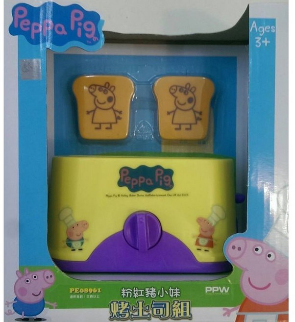 力品玩具 Peppa Pig 粉紅豬小妹 烤吐司機組, 1個