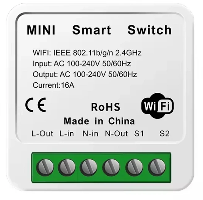 스마트 스위치 eWelink 와이파이 원격 컨트롤러 무선 음성 제어, 16A eWelink Switch