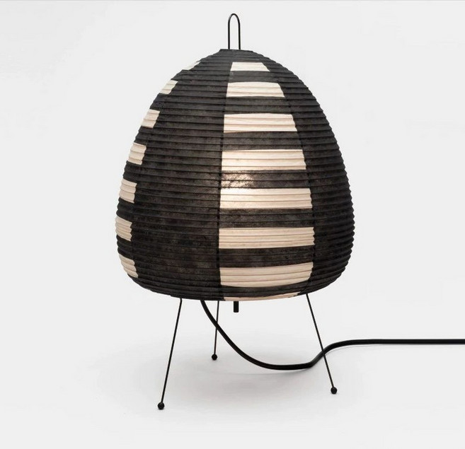 (15종) 기치조지 무드 램프 수면등 수유등 아카리, 버튼 스위치, 유럽 규격, 고 블랙