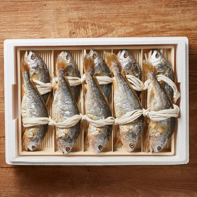 [작심밀도]우리명가 보리굴비(부세) 일품3호 (10마리1.0kg 28-30cm내외), 없음
