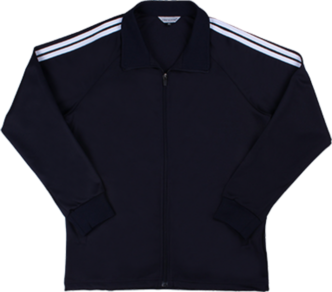 [샤이안스포츠] 네이비 흰색 2선 집업 동복상의 학교 체육복 긴팔 트레이닝복