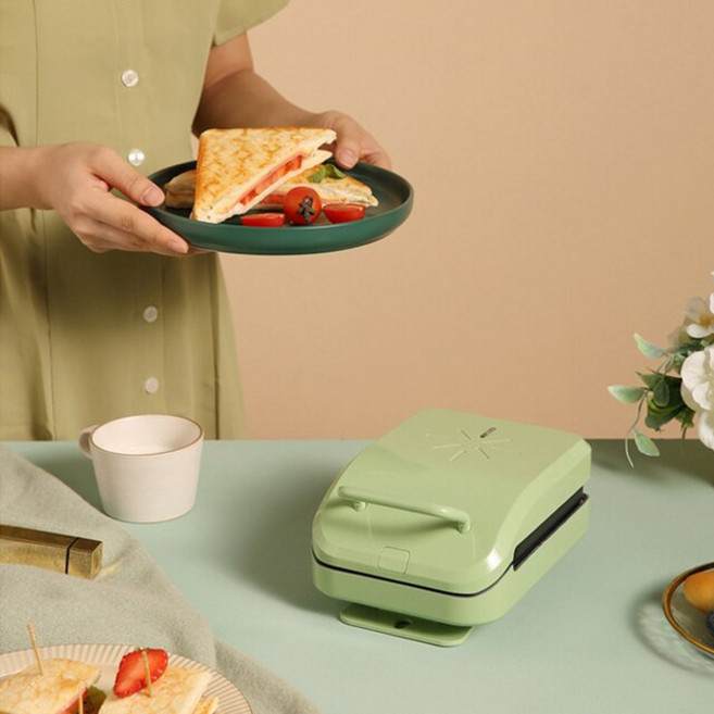 빠른 아침 식사 전동 조리기 와플 메이커 토스터 베이킹 도구 비 스틱 팬 주방 MB13, 1개