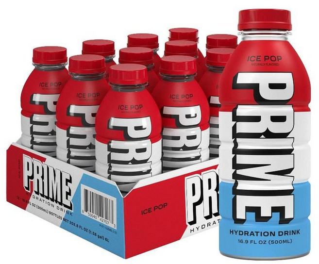 프라임 하이드레이션 퓨처 프리즈 12병입 BCAA 전해질 스포츠 음료 (미국 정품), 500ml