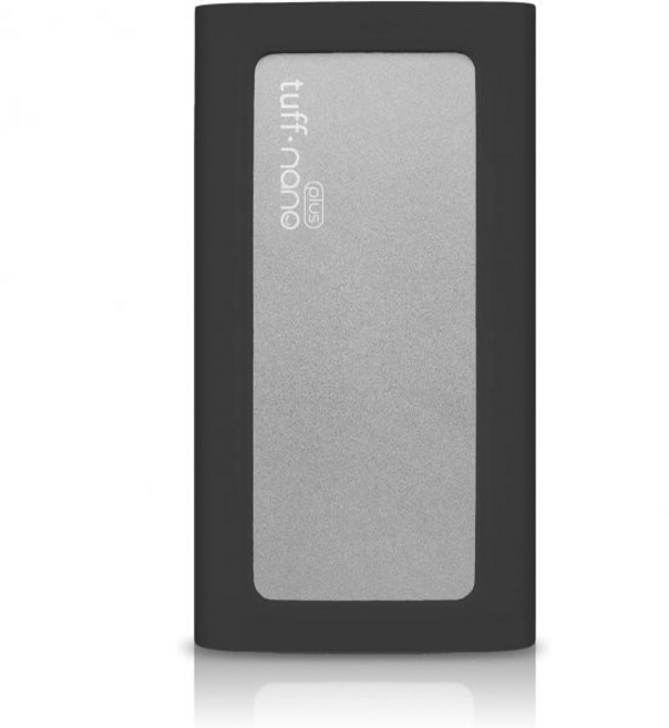 CalDigit 터프 나노 플러스 2TB - 컴팩트 러기드 IP67 방수 USB-C 3.2세대 10Gb/s 외장 NVME SSD 썬더볼트 4 Mac 및 PC와 호환 최대 1, 2TB Nano Plus, Charcoal Black