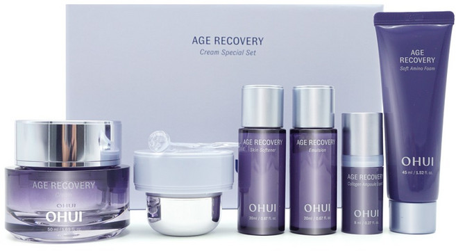 에이지 리커버리 크림 스페셜 세트 오휘에이지 리커버리 크림 스페셜 세트 (크림 본품 50ml+ 리필 50ml 총100ml 세트 내장 ), 1개