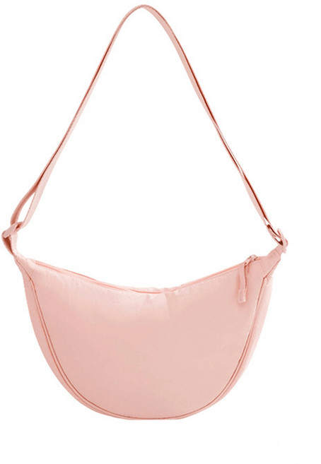 엘리다움 데일리 컬러 반달 숄더백 나일론 크로스백 남녀공용 방수 학생가방