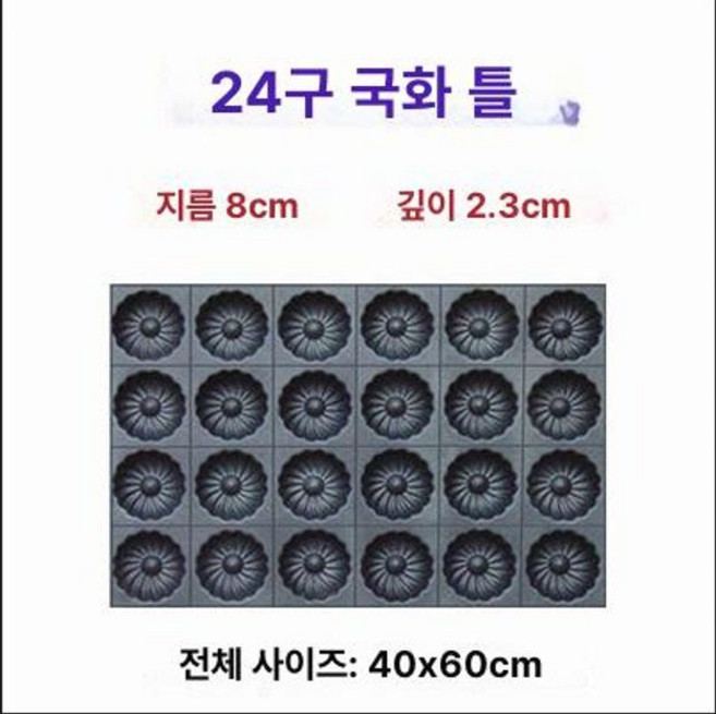 업소용 베이킹틀 베이킹몰드 상업용 머핀 빵틀, 1개