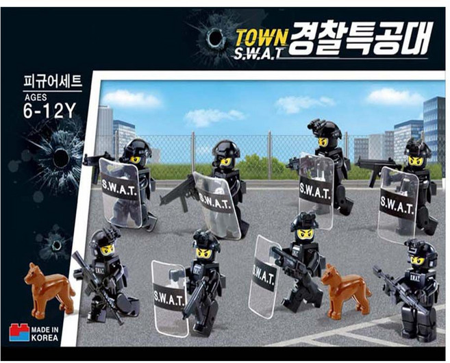 [{주문폭주]}xYNS_특공대원_놀이_수색_경찰견_특공대_경찰_피규어_★+인기히트*APR+30ºⓝⓔⓦº, 1개