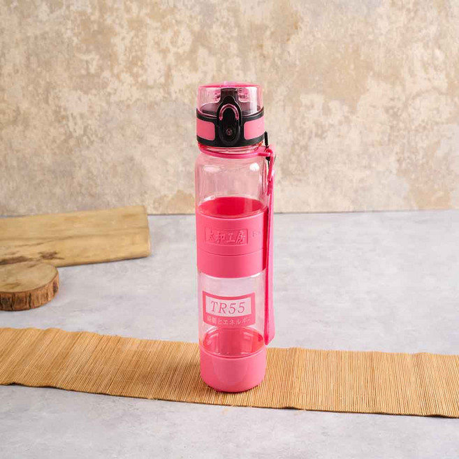 太和工房 TR55運動水壺 輕巧便攜 安全無毒材質 時尚外觀設計 滿足日常飲水需求, 粉色, 500ml, 1個