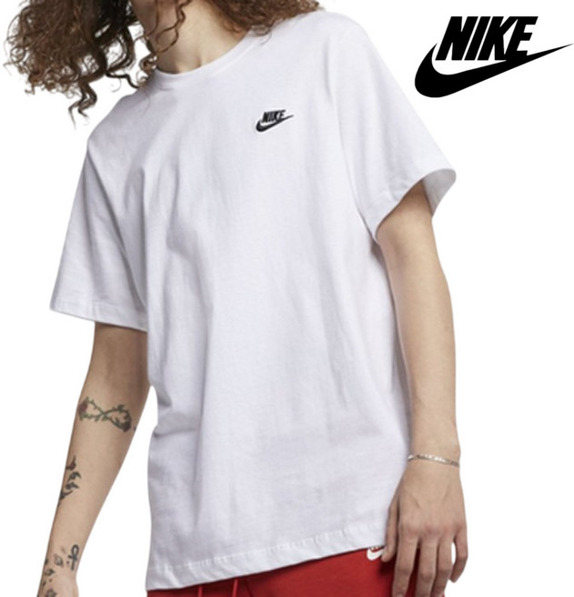 [매장발송] 나이키 남여공용 반팔티 티셔츠 면 라운드 러닝 운동 헬스 트레이닝 족구 야구 츄리닝