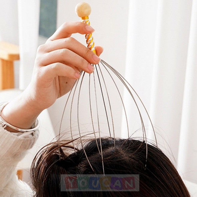 철사 두피마사지 지압기, 1개