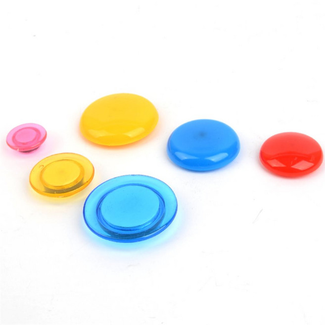 냉장고 메모판 자석 화이트보드자석알, 반투명 대 5P (4cm)