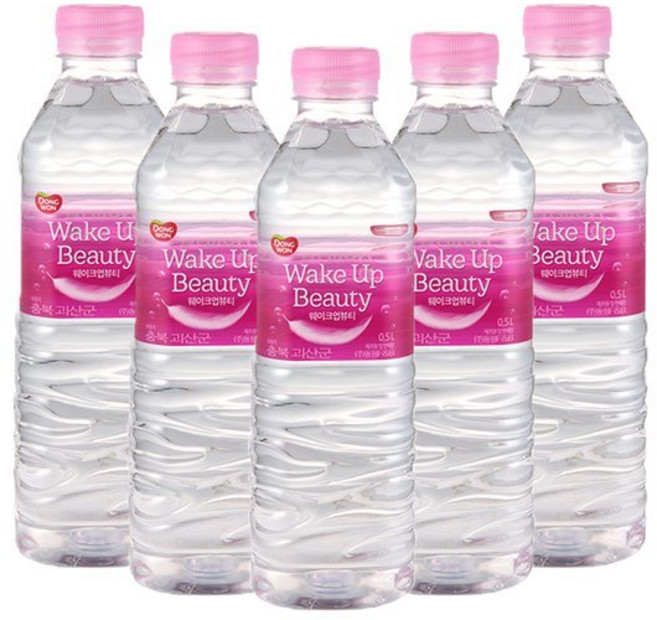 동원 샘물 웨이크업뷰티 500mL x 100병