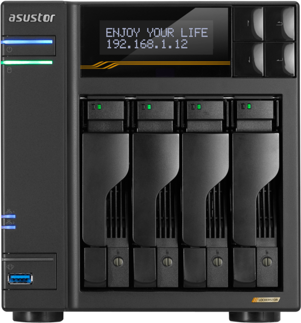 아수스토어 AS6804T 케이스 4베이 기업용 나스 스토리지 서버 라스코