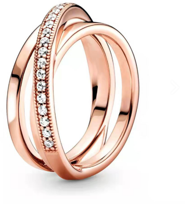 크로스오버 트리플 밴드 반지 189057C01