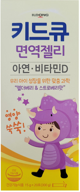 일동 키드큐 면역젤리 20포, 300g, 1개