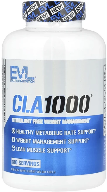 절실히 몸관리가필요한시기 EVLution Nutrition CLA1000® 각성제 무함유 체중 관리제 소프트젤 180정(소프트젤 1정당 1000mg) 프리미엄할인상품입니다, EVLutionNutritionCLA1000각성제무함유, 1, 180정 - 쿠팡