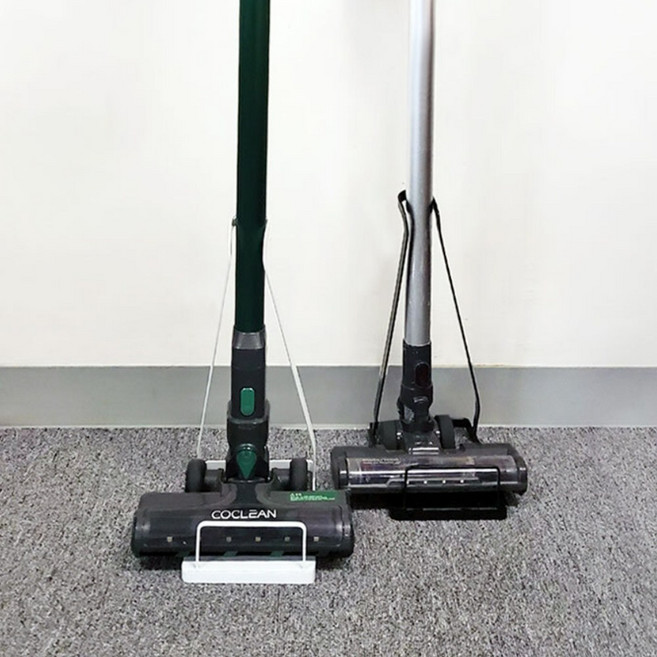 (블랙) 스팀청소기 거치대 스팀청소기스탠드 청소기거치대 마대걸레스탠드 마대걸레고정, 블랙, 1개