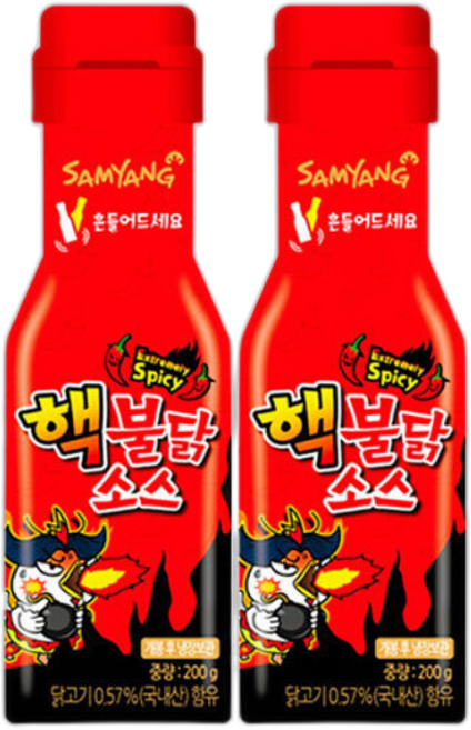 삼양 핵불닭 소스, 2개, 200g
